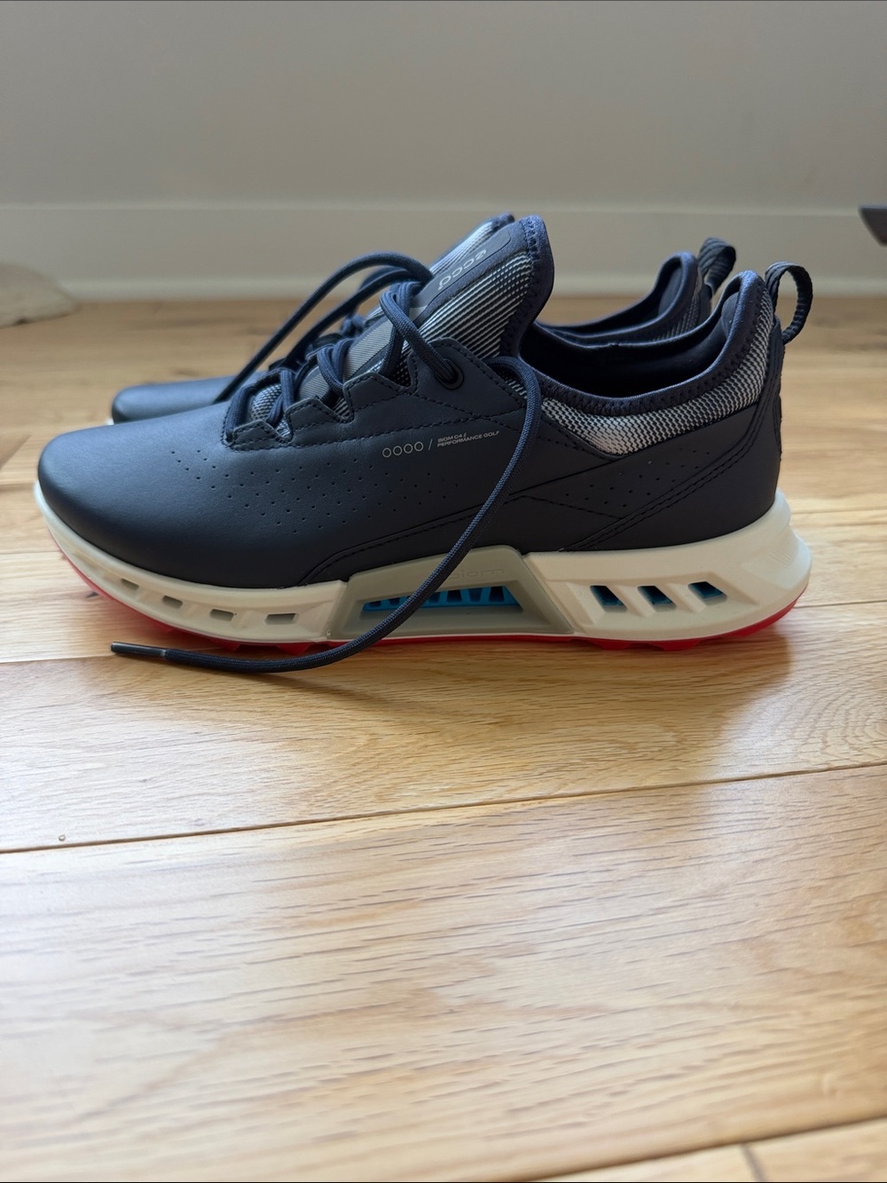 New Ecco biome C4 golf shoe with red sole sz 38 - Picture 3 of 7